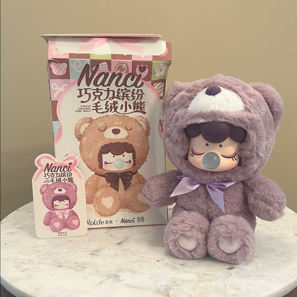 Rolife Nanci Colorful Chocolate Cutie Bears blind box plushie figure
